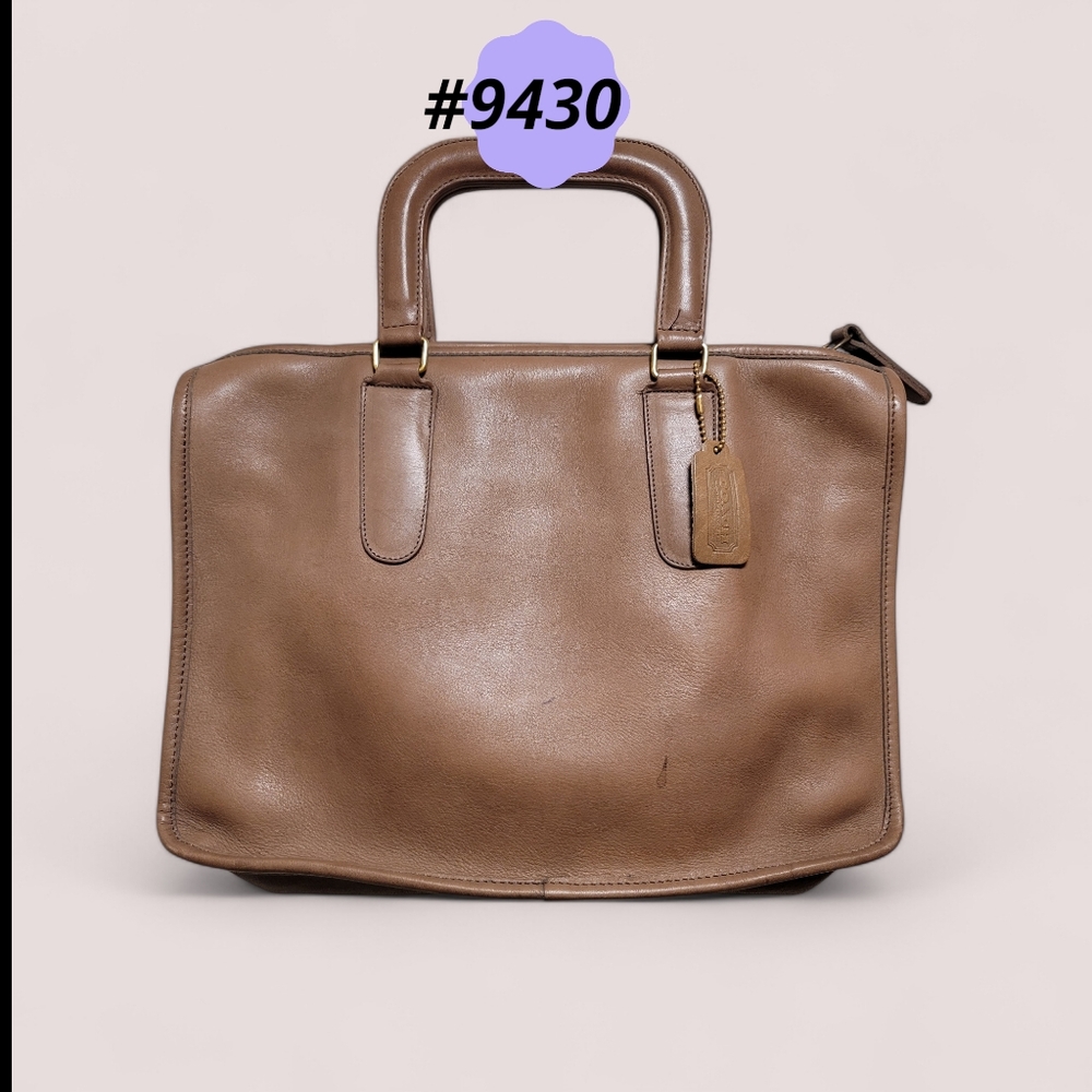Vintage Coach Slim Satchel in HTF Putty Color!
